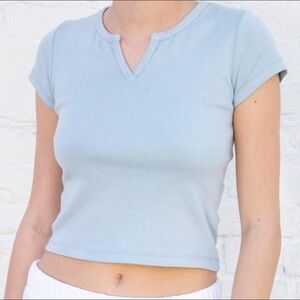 Baby blue Brandy Melville tee